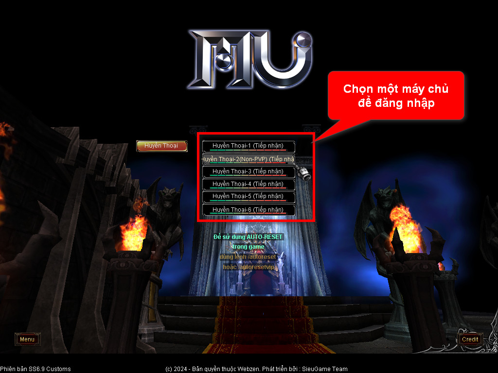 Chức năng chính của Game MU Tử Thần